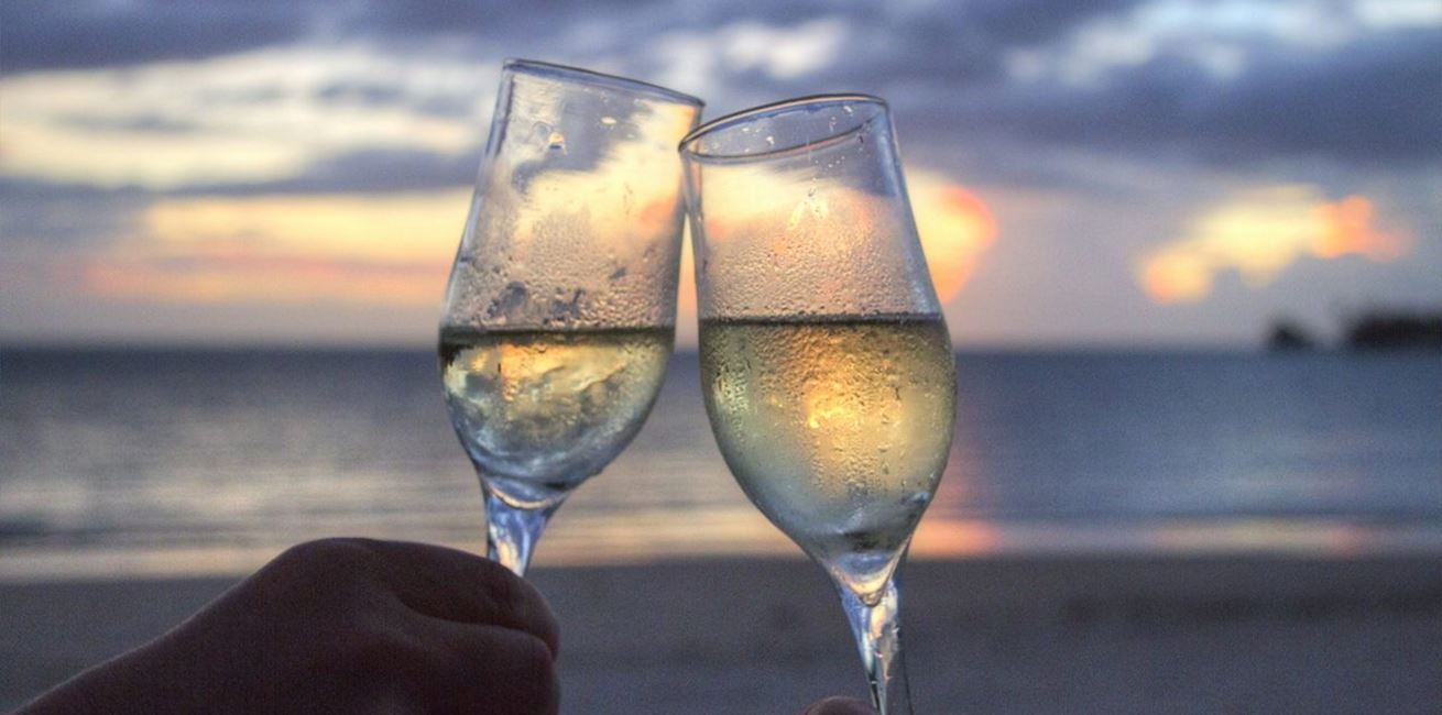 Sea Sunset Beach Couple 1