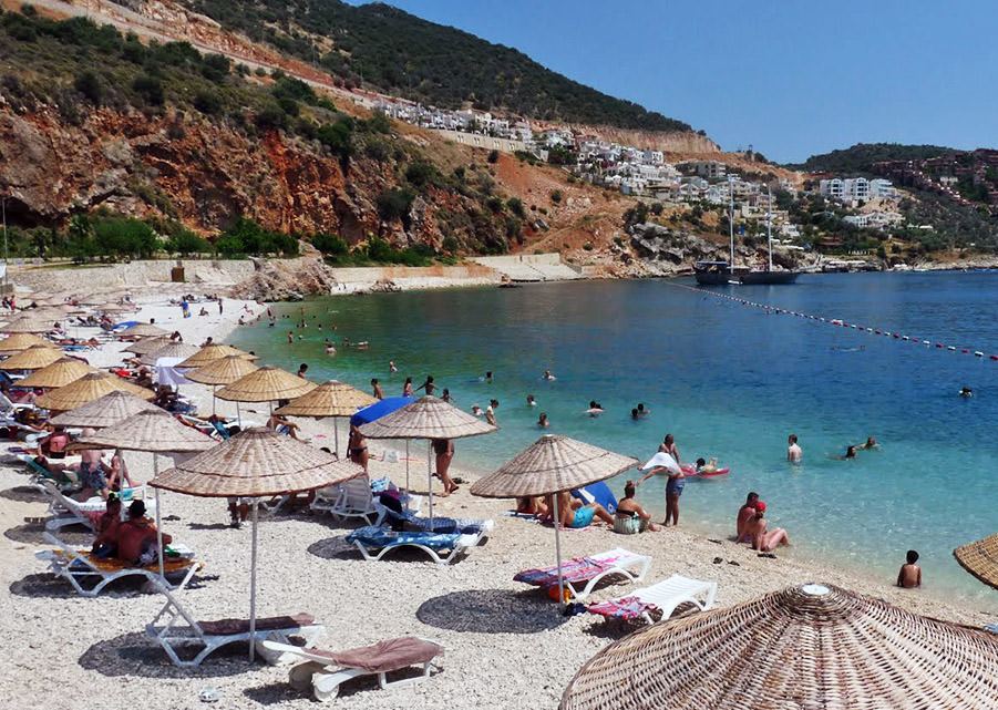 the best beaches in and around kalkan