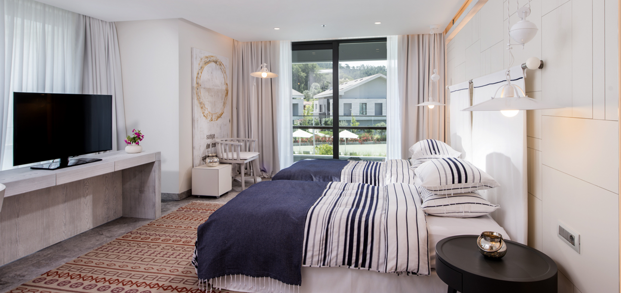 D Resort Gocek Deluxe Twin Second Floor Poolview