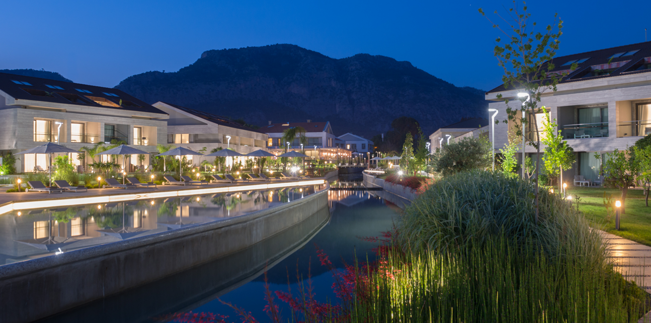 D Resort Gocek Evening Overview