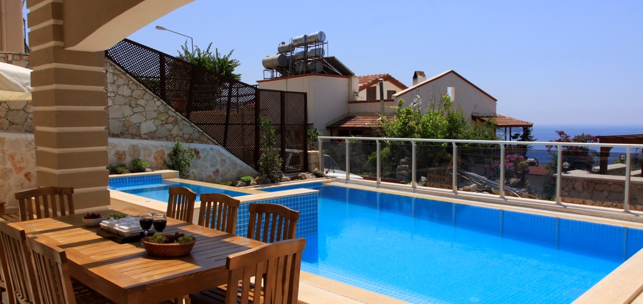 Private pool and dining terrace