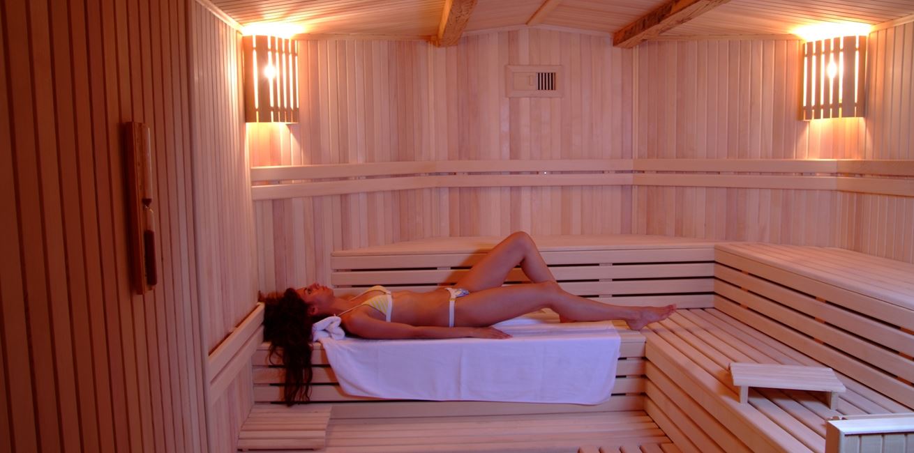 Sauna at the Likya Hotel spa