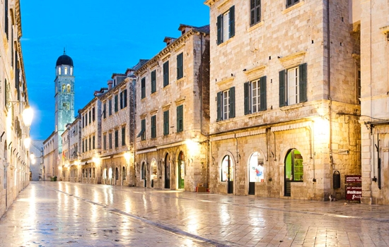 Dubrovnik At Night Croatia