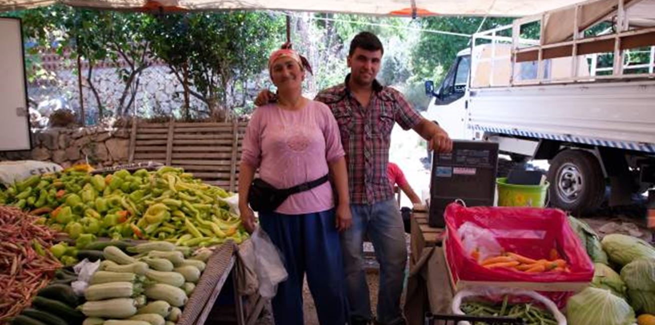 Meet the locals at Kalkan's market