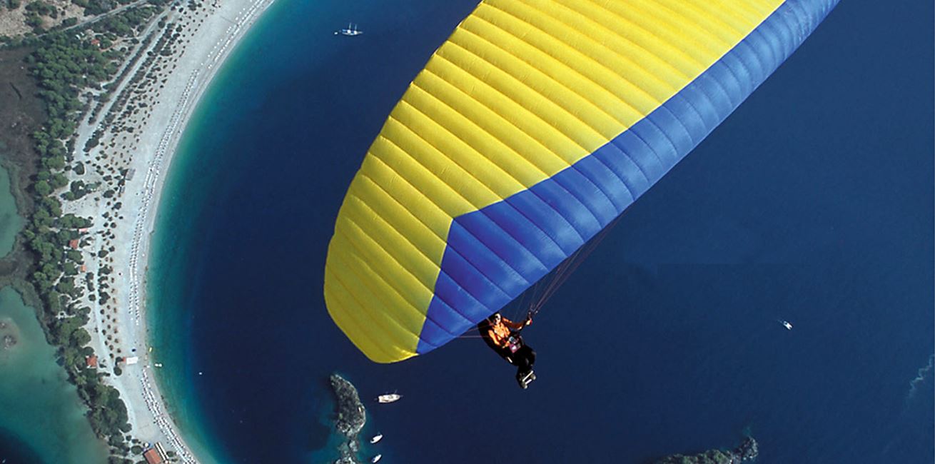 Paragliding near Kalkan