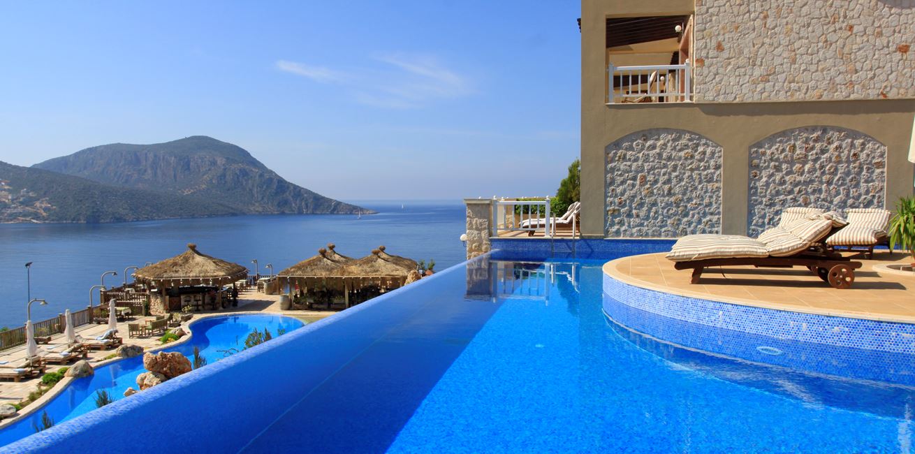 The Likya Hotel offers exceptional accommodation and fantastic sea views