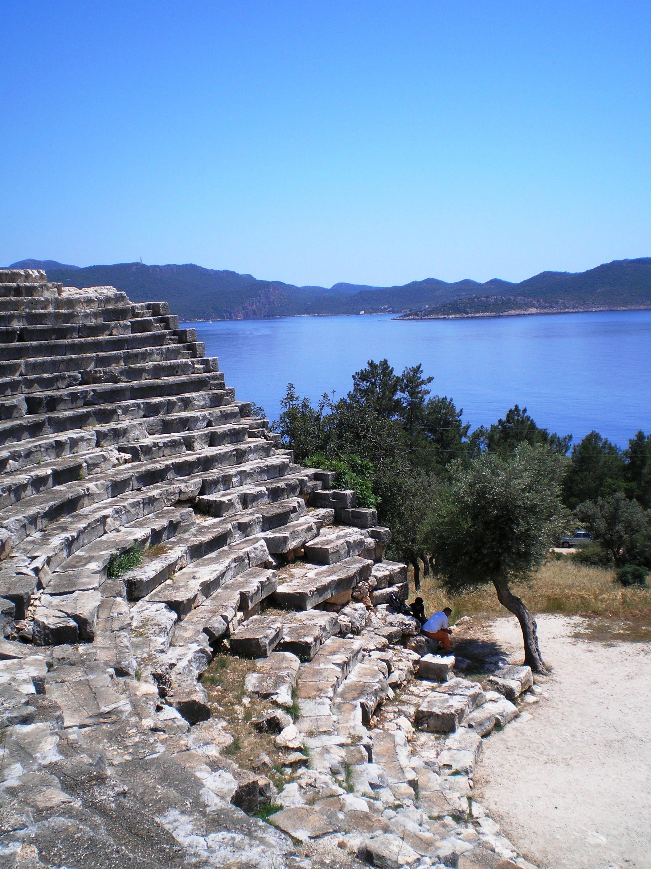 Ruins of an amphitheatre in Antiphellos