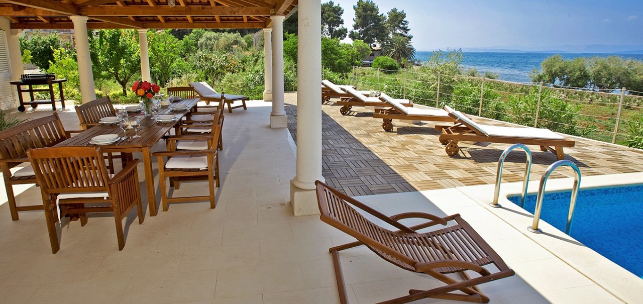 Villa Korina Pool Outside 4