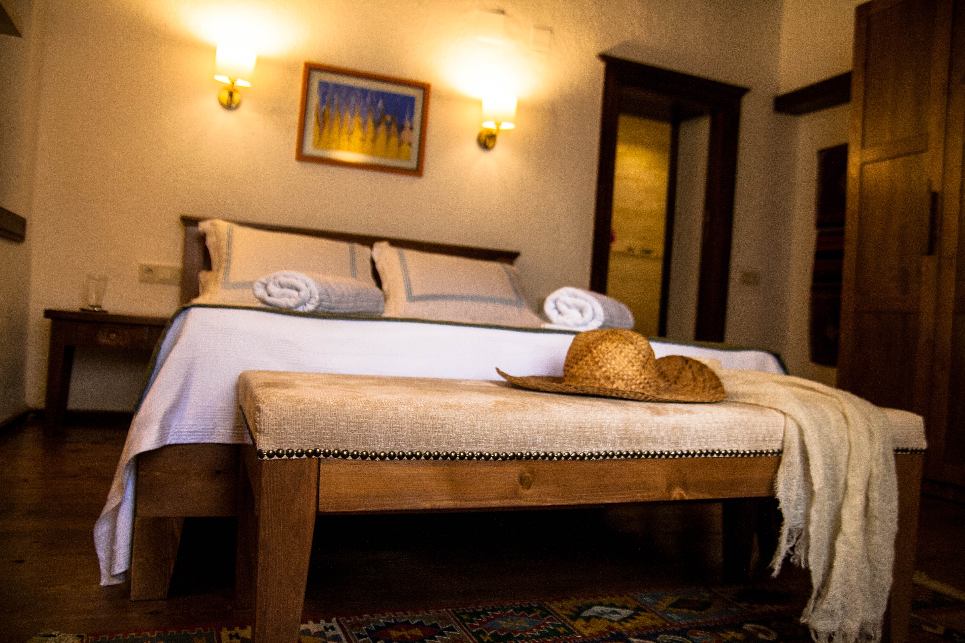 All rooms include linen and towels