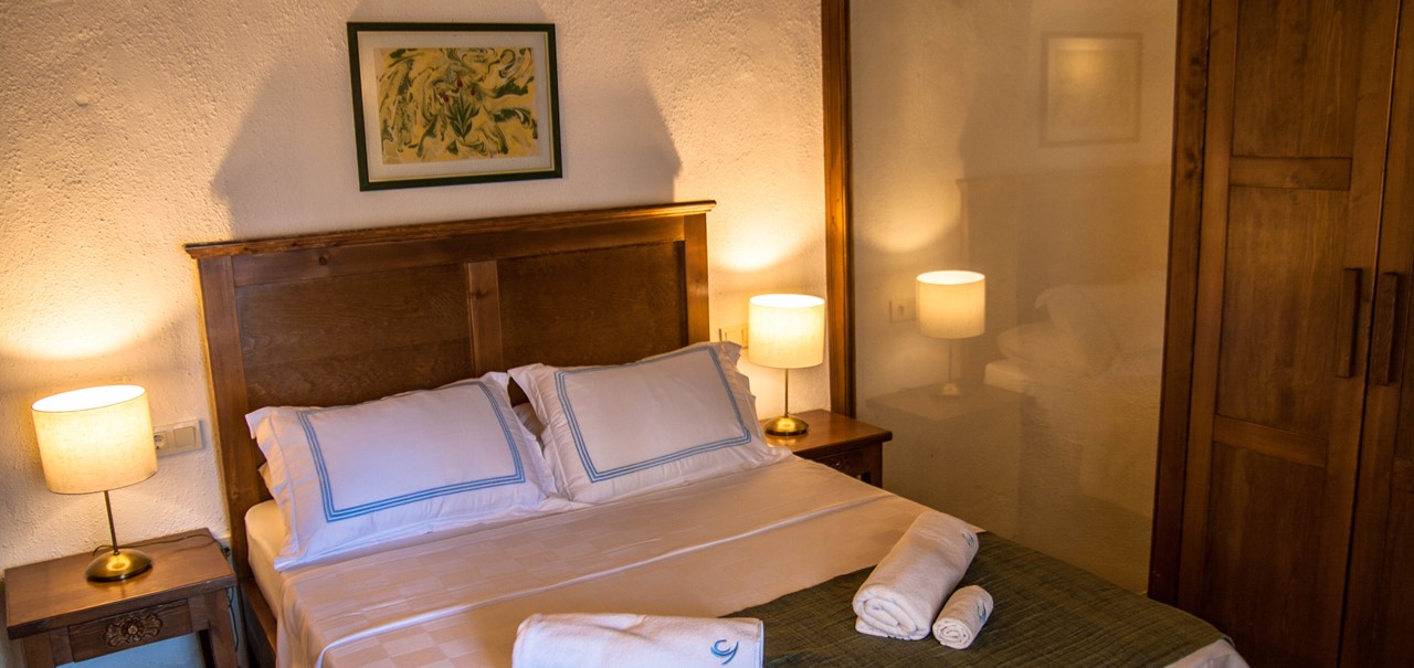 The courtyard hotel is a restored building with original features