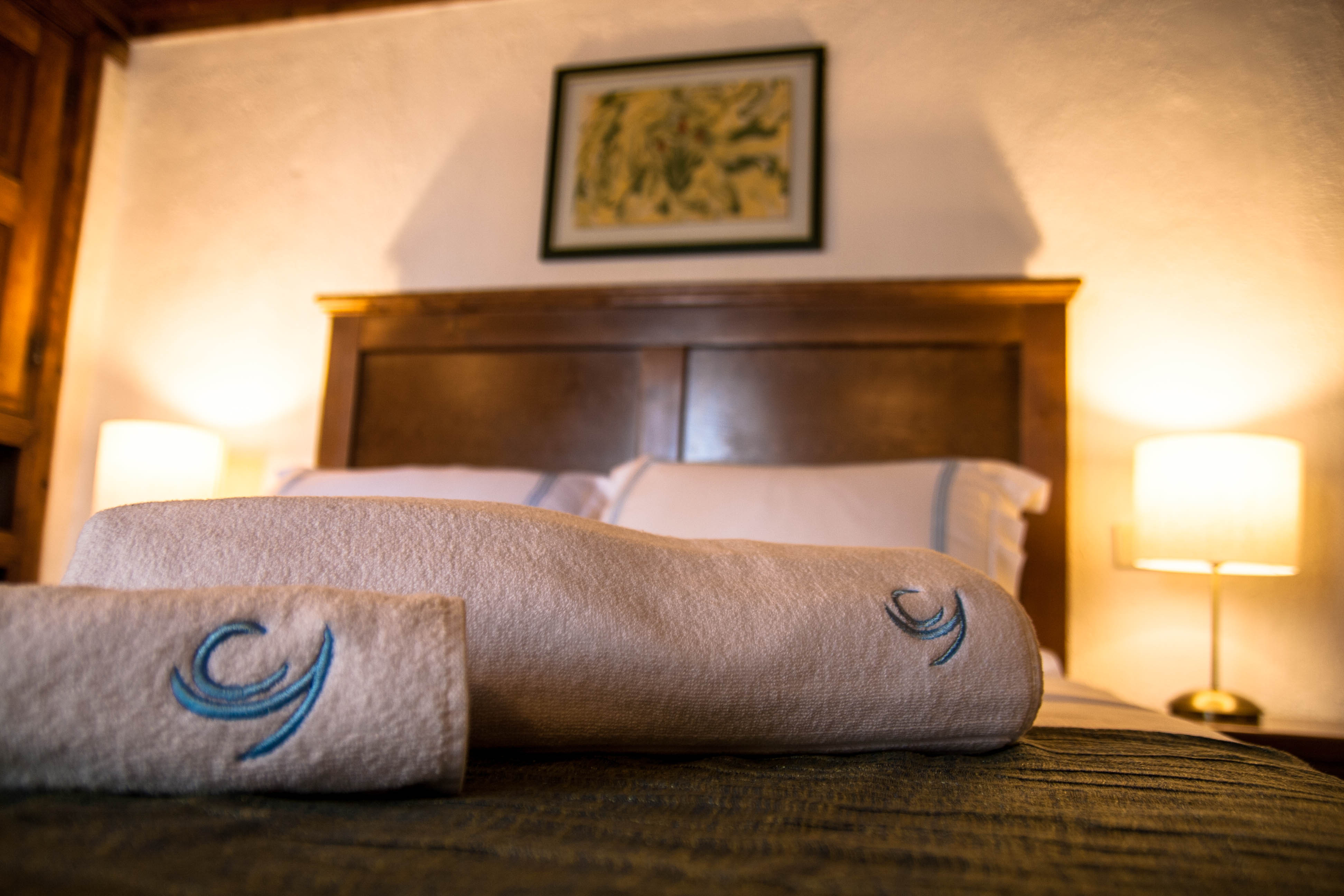 All rooms include linen and towels