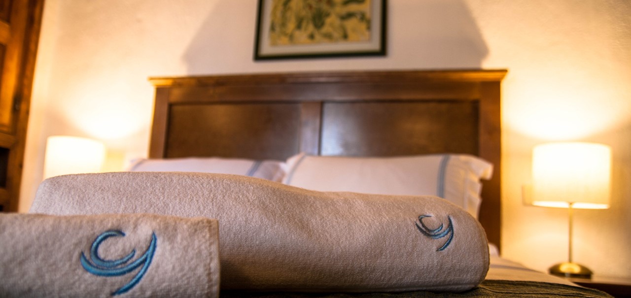 All rooms include linen and towels