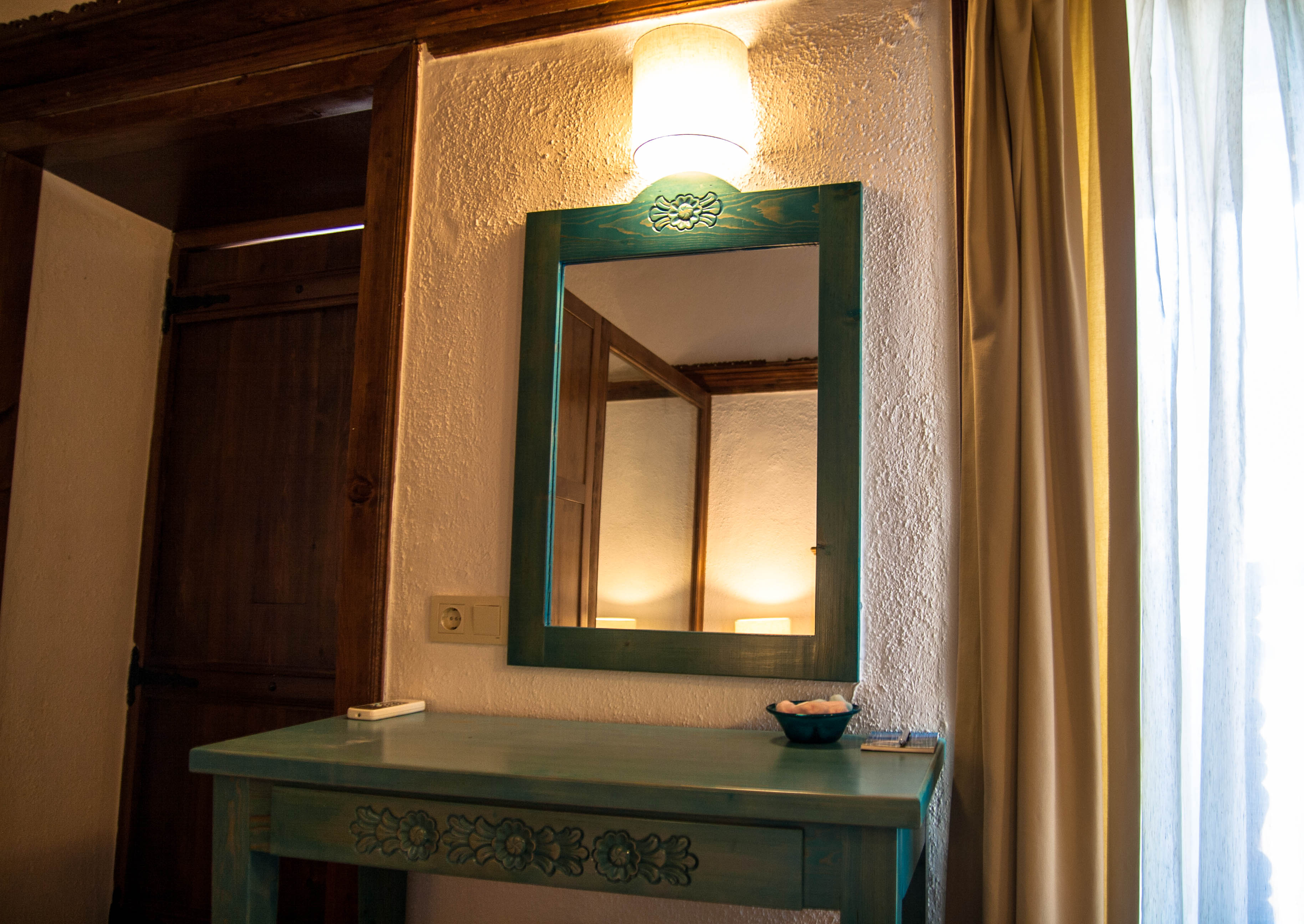 Rooms are well furnished