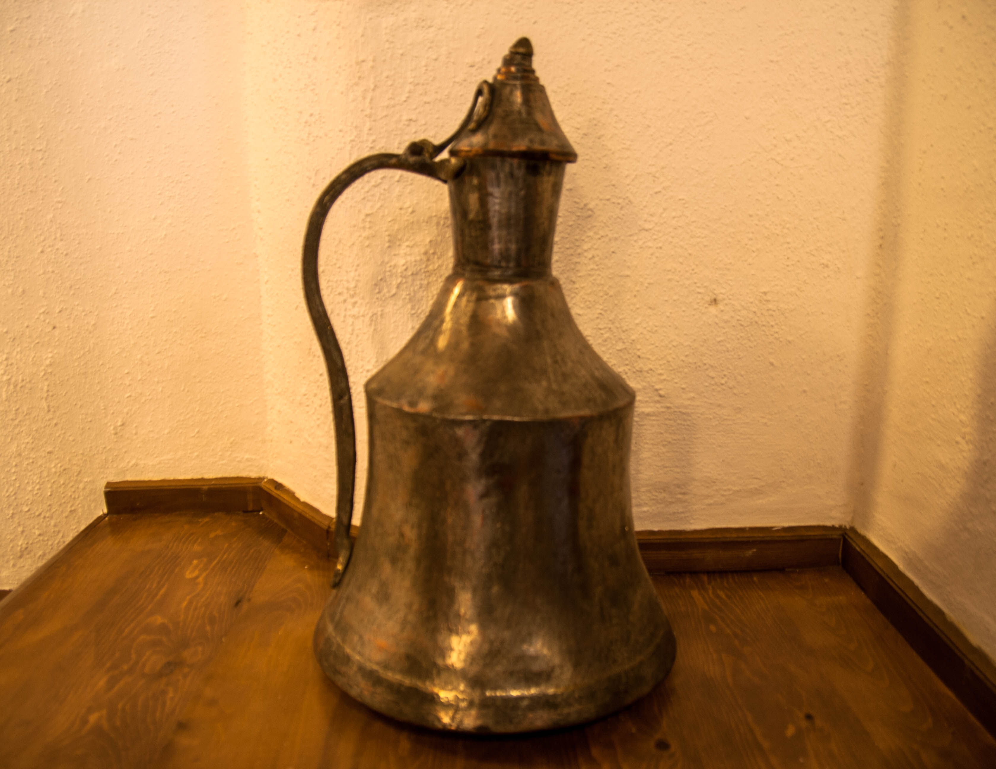 The history of the building is displayed throughout