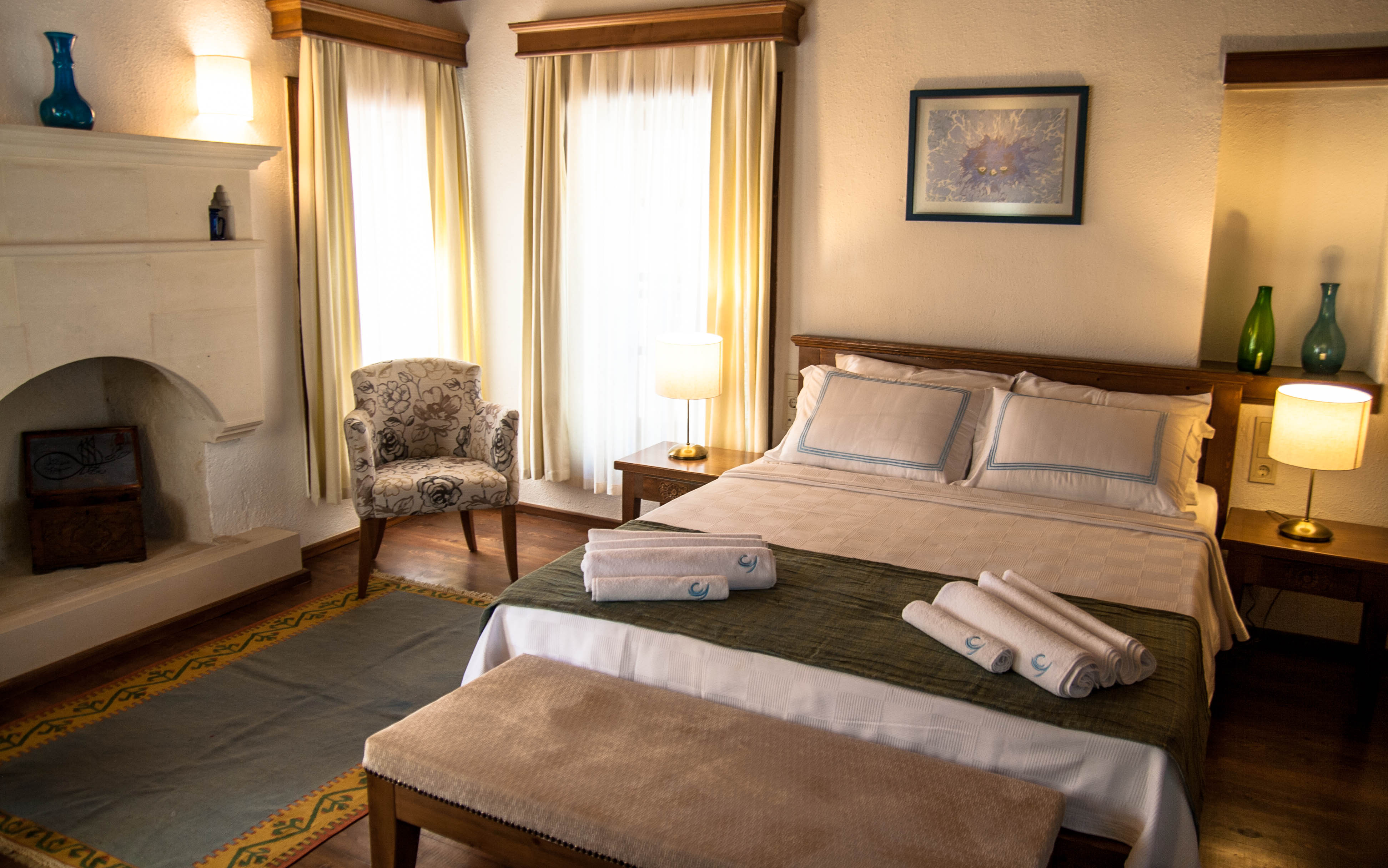 The Courtyard hotel is a restored building