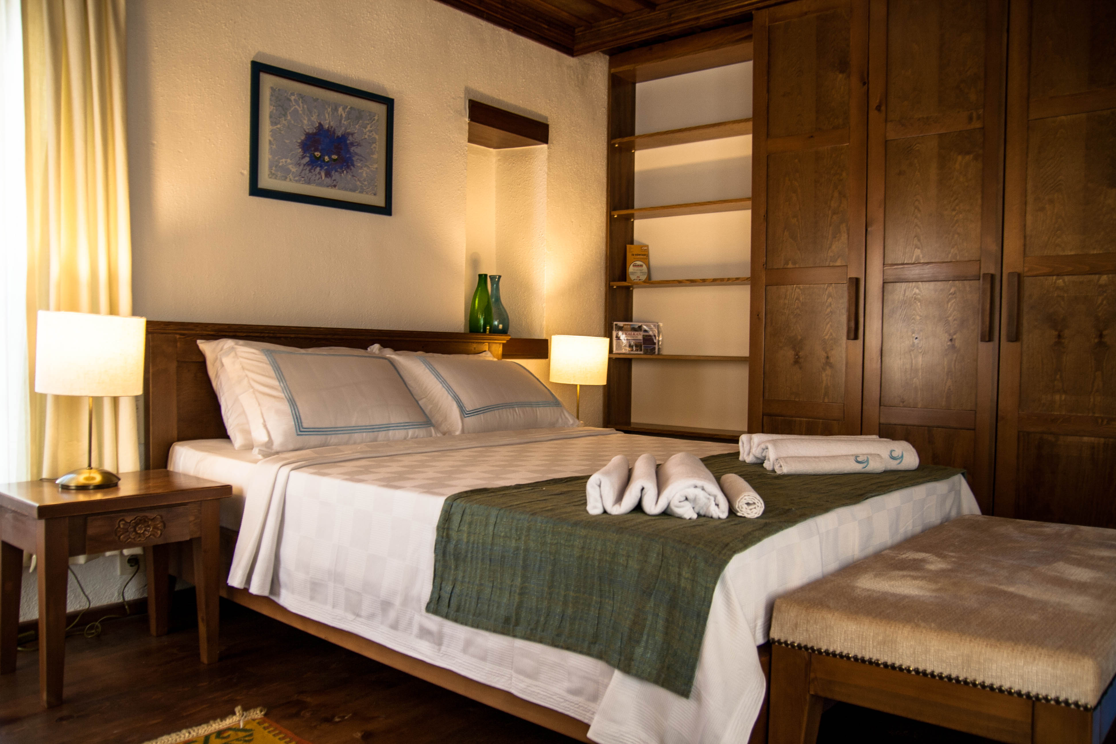 Rooms are well furnished and have plenty of storage space