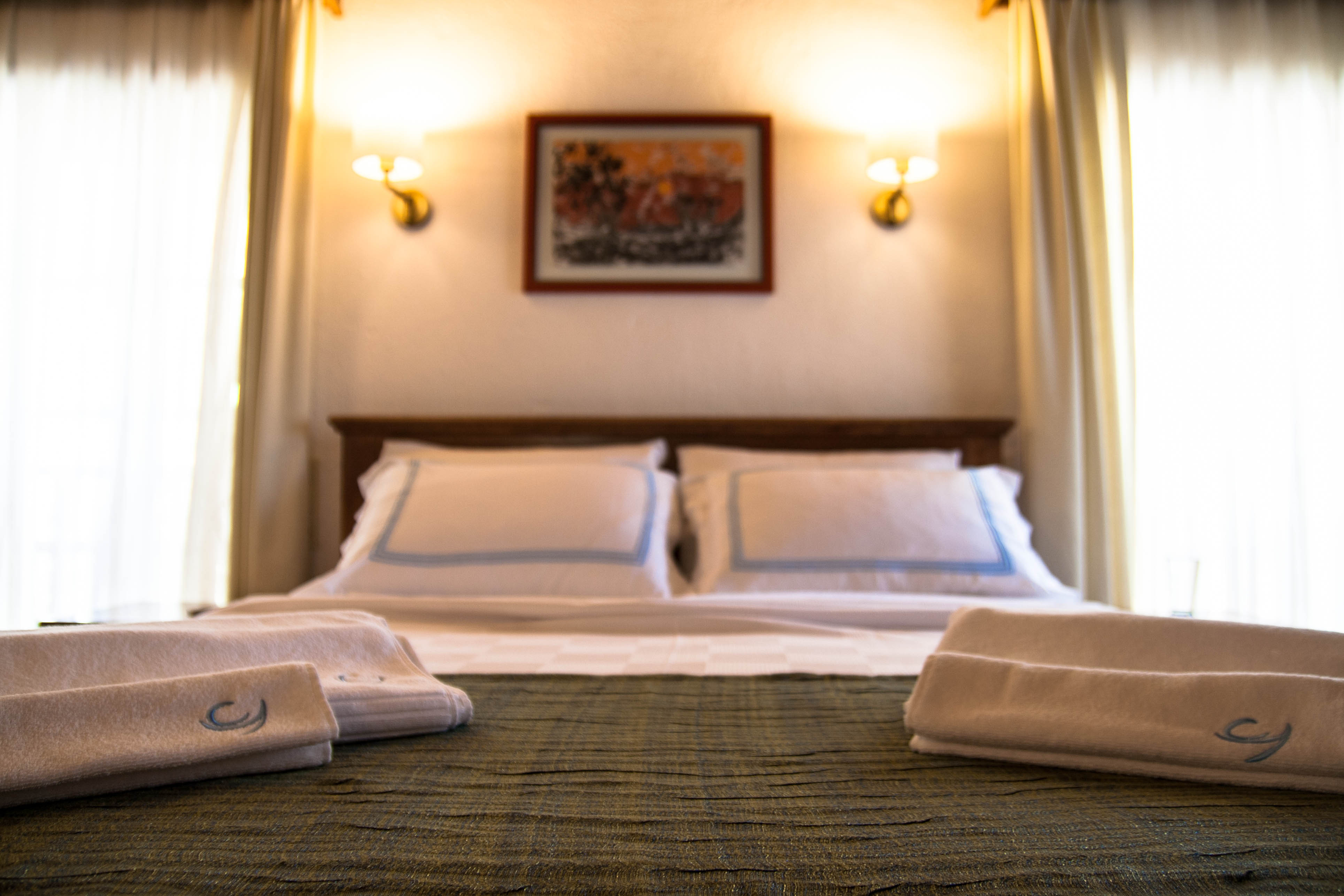 All rooms include linen and towels