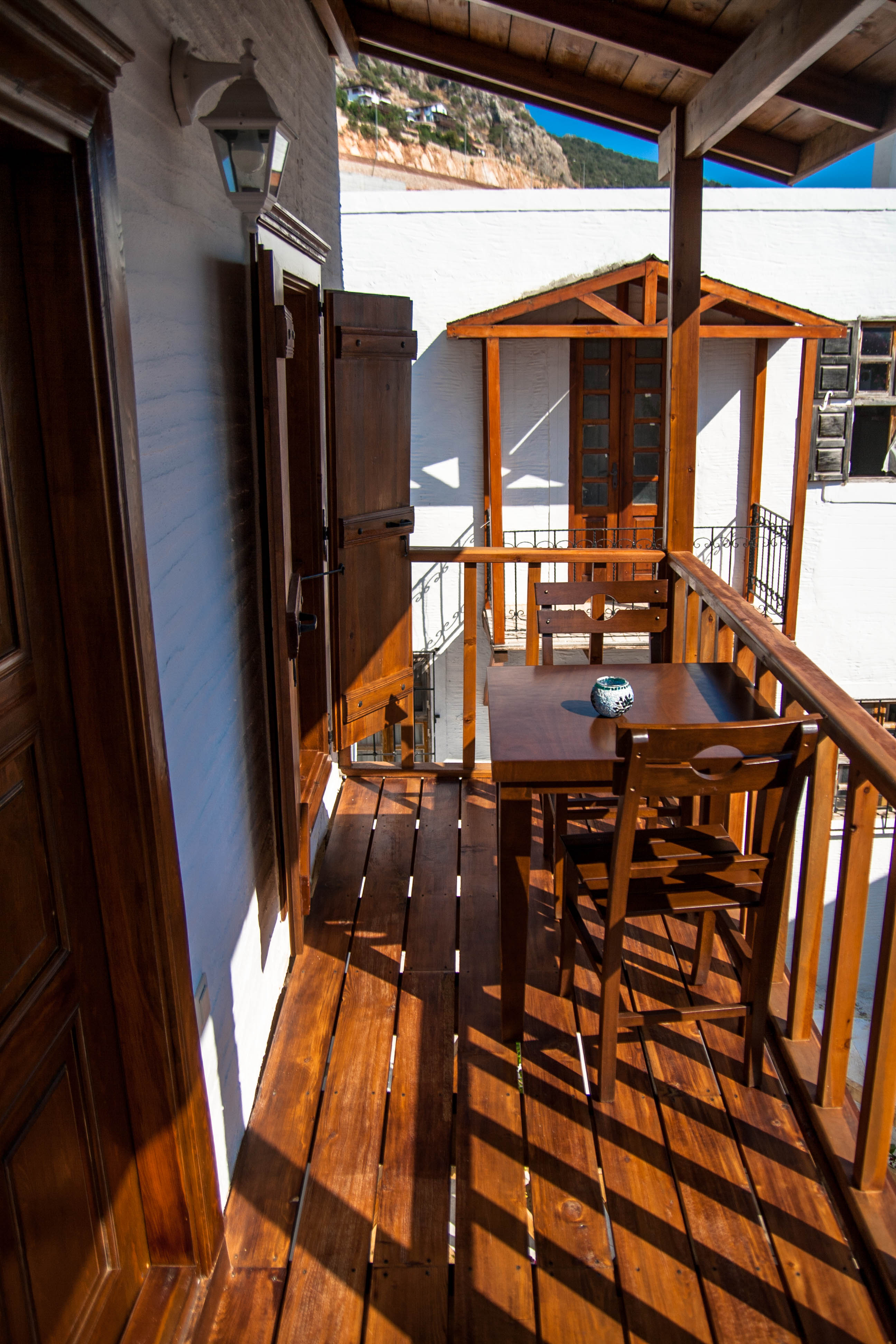 Private balcony from room 3