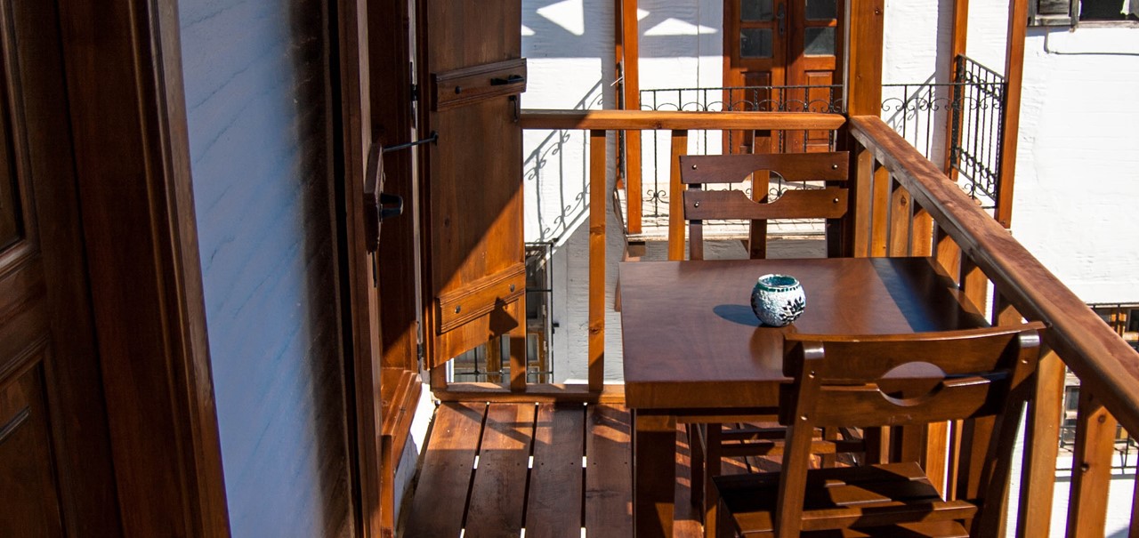 Private balcony from room 3