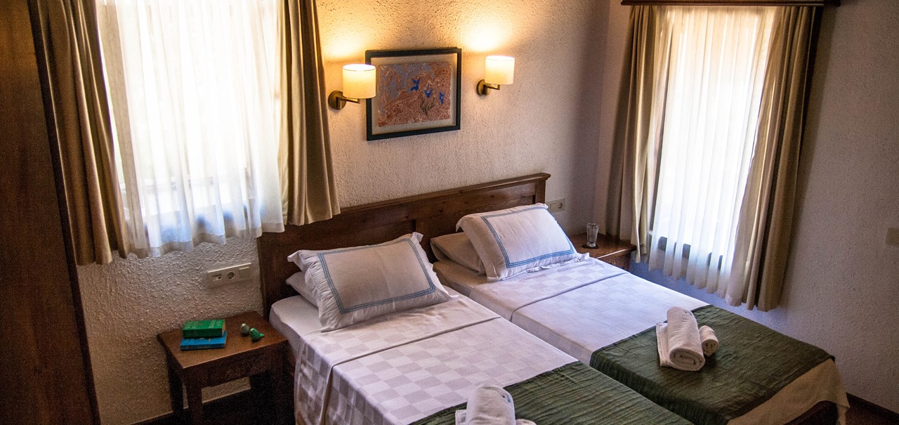 All rooms include linen and towels