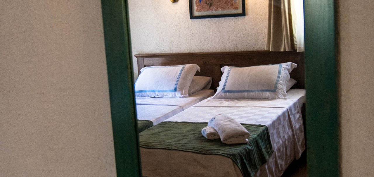 Dressing tables in each room