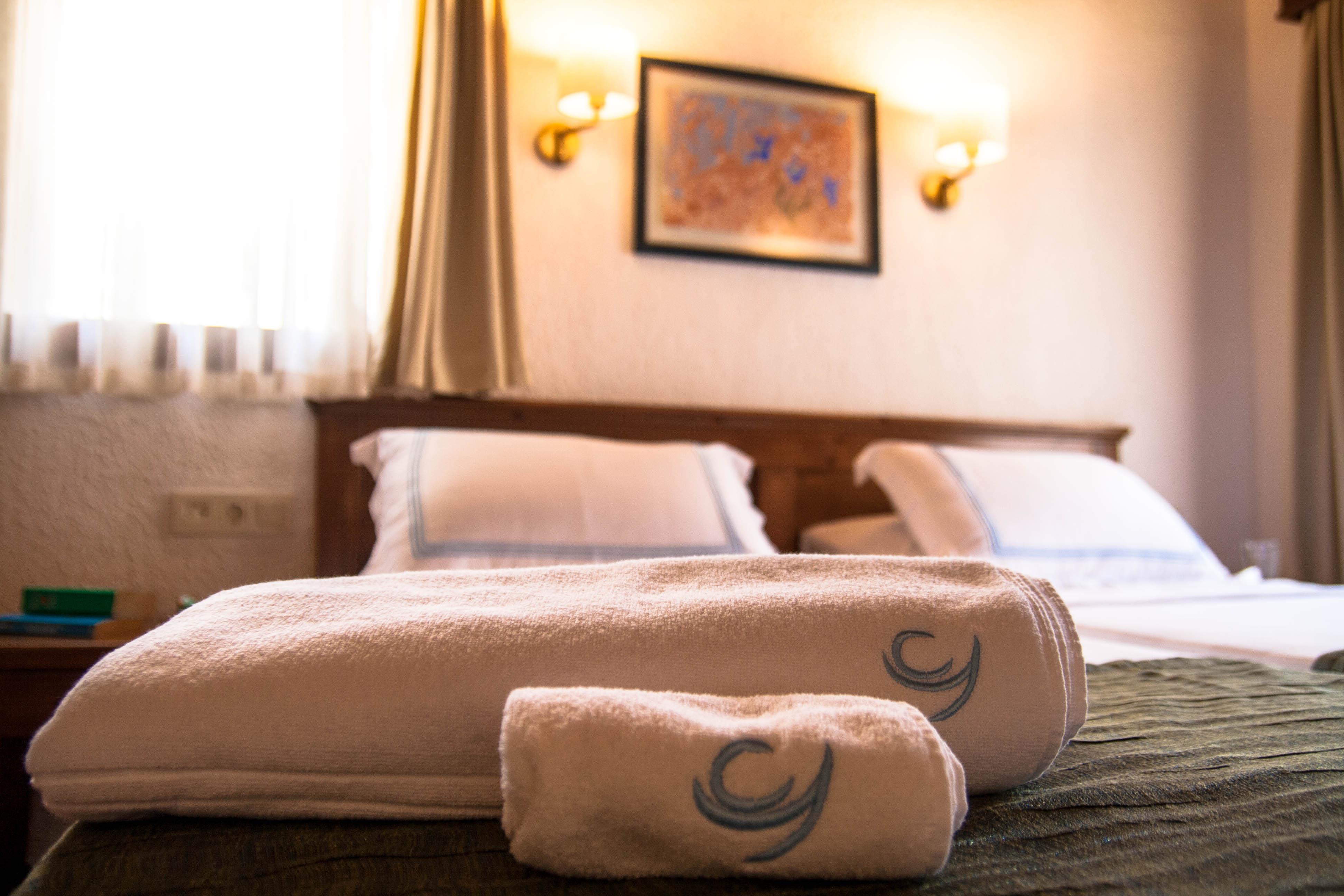 All rooms include linen and towels