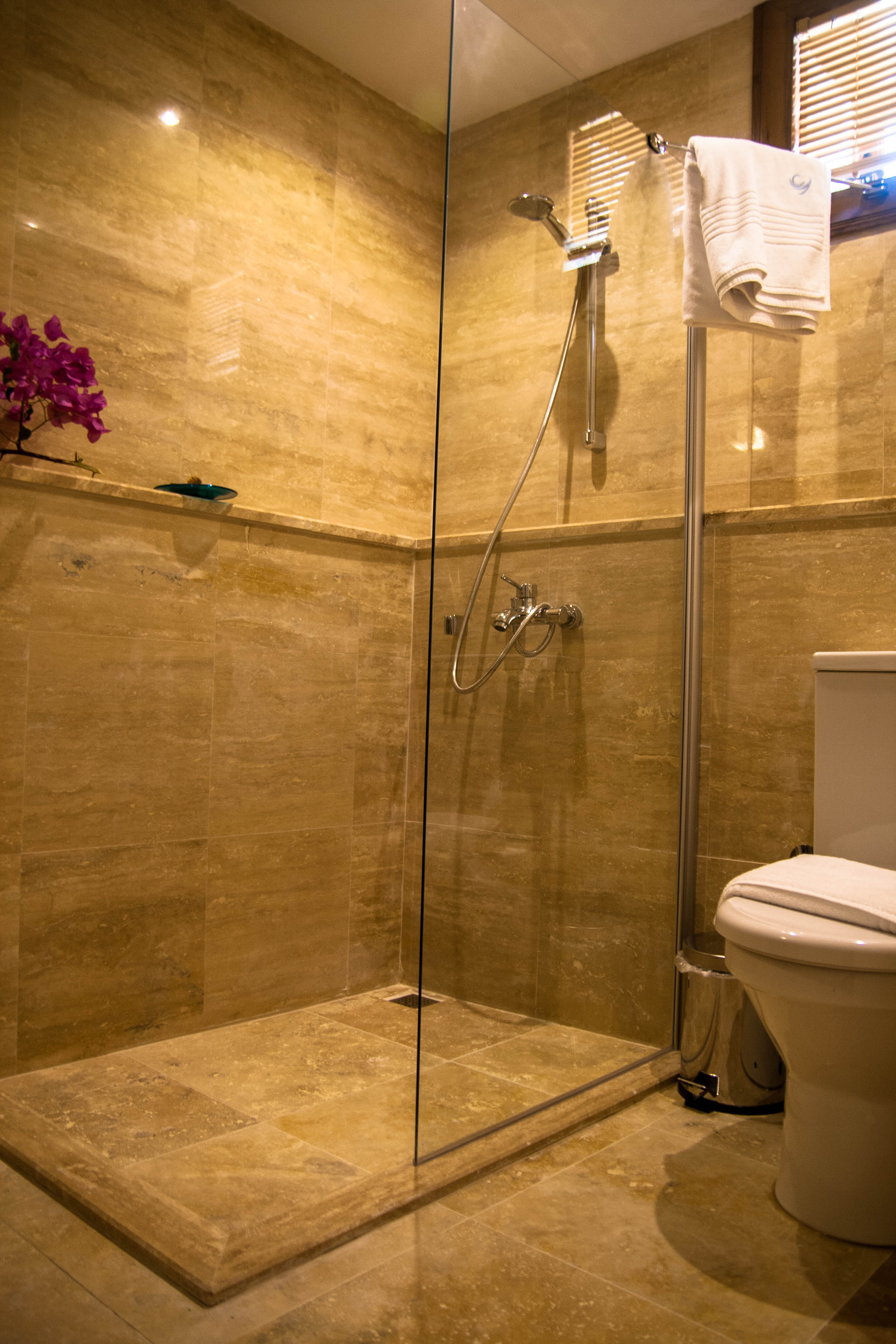 Large walk in showers