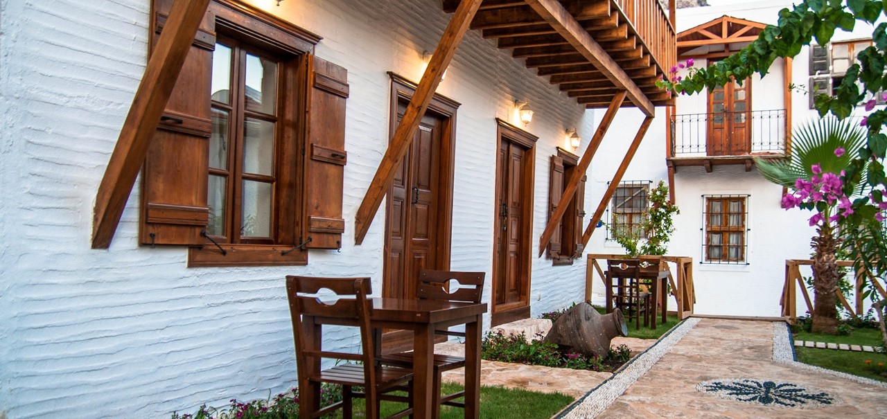 The Courtyard hotel in Kalkan