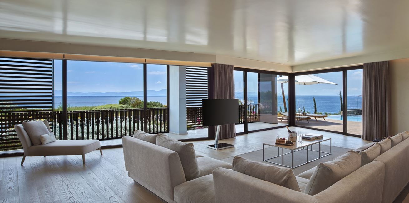 Kaplankaya Suite With Pool Living Room 7587 A4