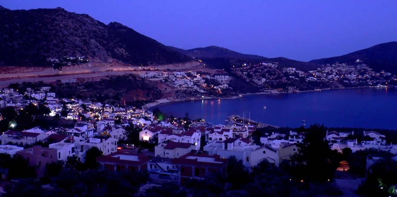 Kalkan bay at dusk