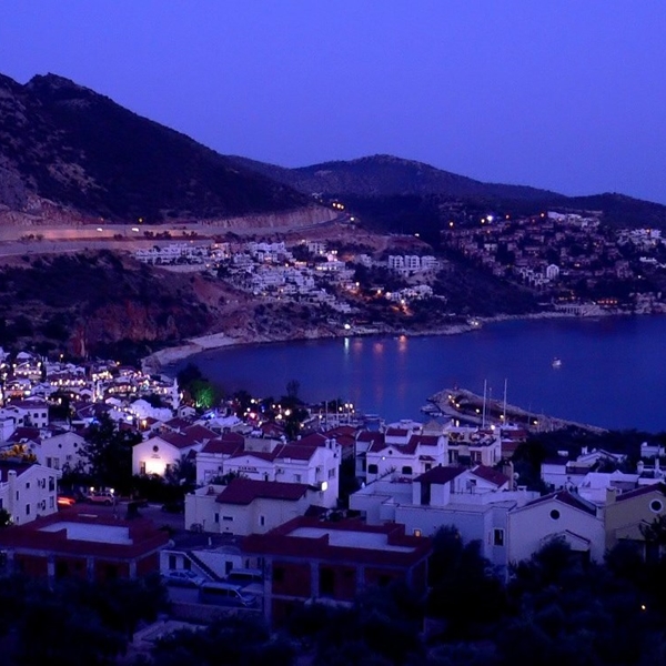 Kalkan bay at dusk