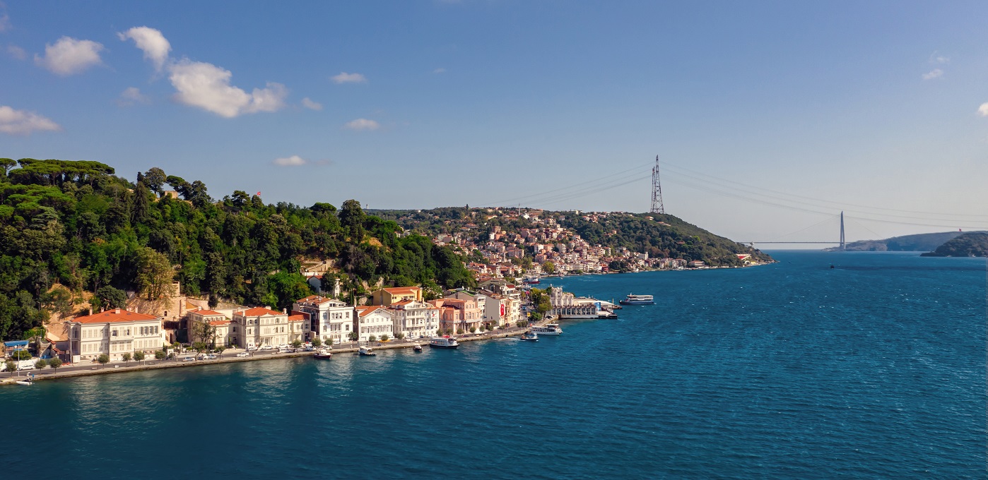 Aerial View Of Bosphorus 8714 ORIGINAL