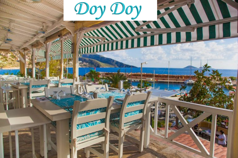 Kalkan Restaurants; waterfront dining along Kalkan's picturesque harbour