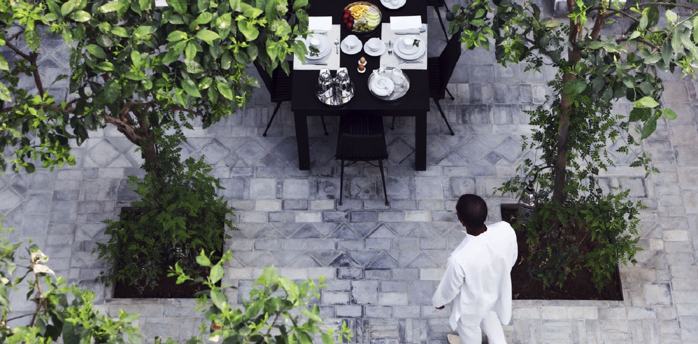 Dar Kawatrees Orange Patio House Large Table Tania Panova