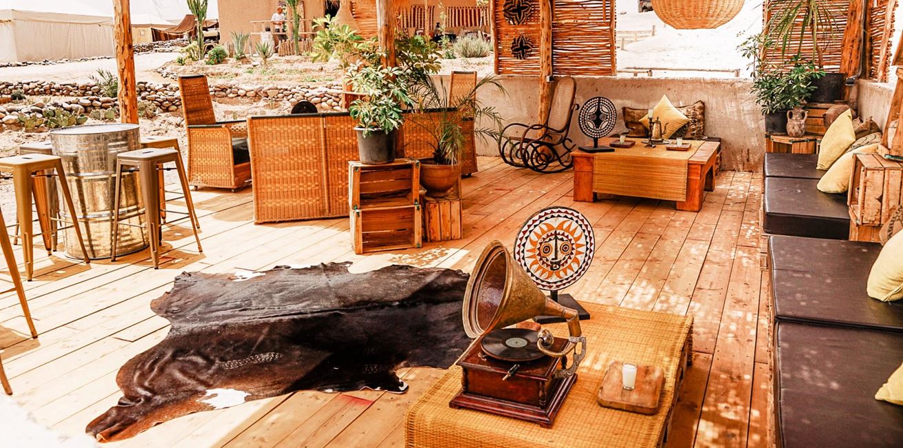 INARA CAMP PERGOLA JAUNE