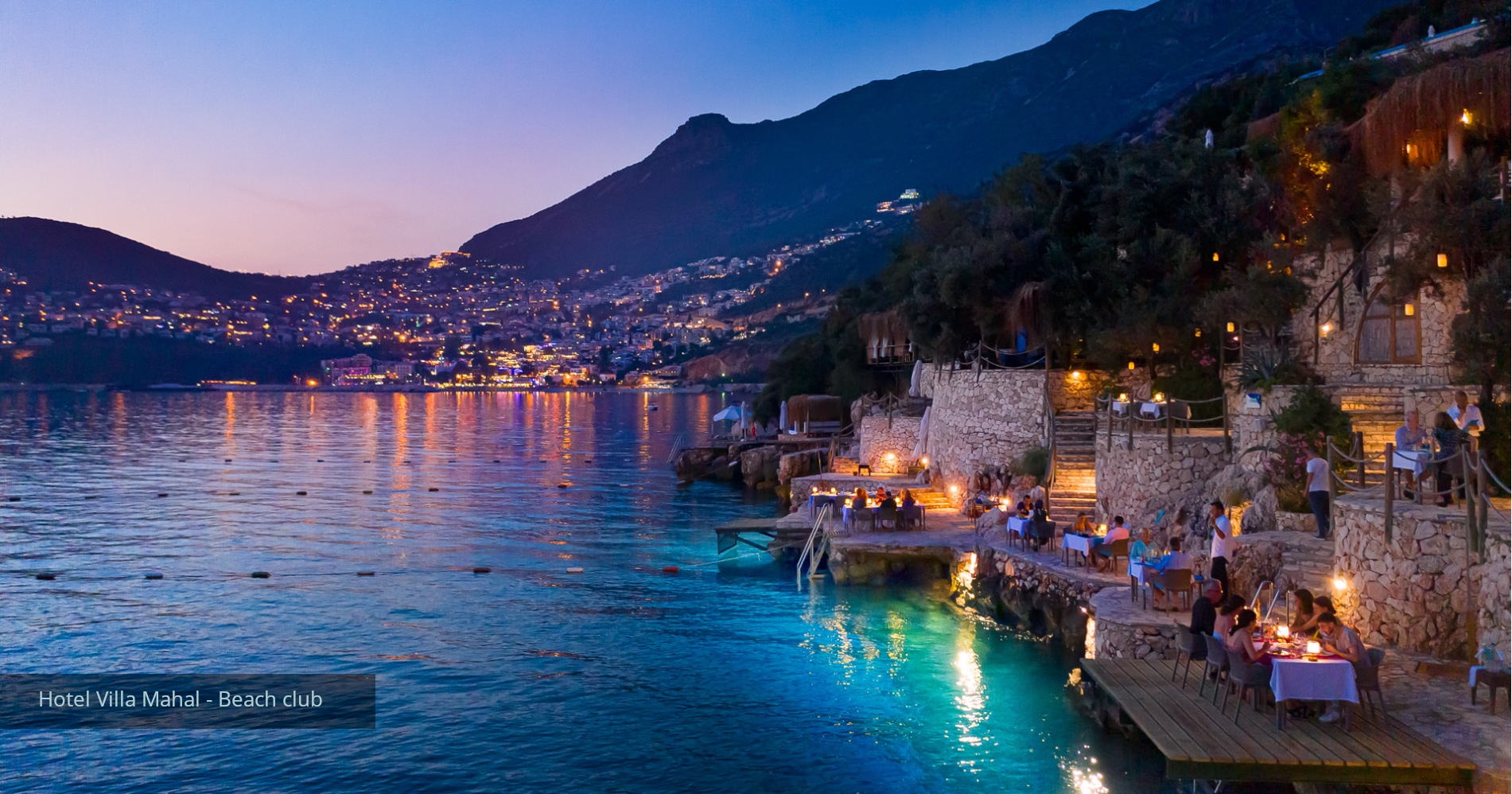 Mahal Waterfront Dining Dusk