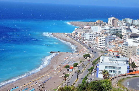 Kanari Beach (Akti Kanari), Rhodes Town