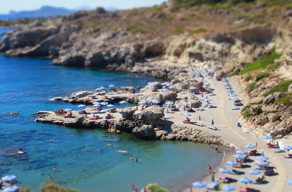 Kallithea beaches, Rhodes