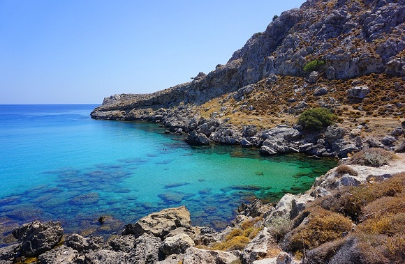 Anthony Quinn Bay and Ladiko Beach, Rhodes