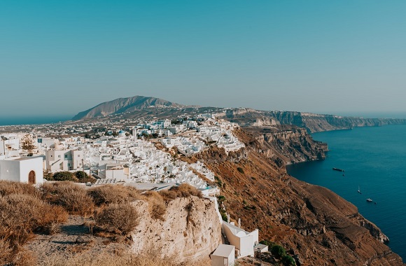 Santorini countryside