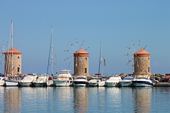 Mandraki Harbour, Rhodes