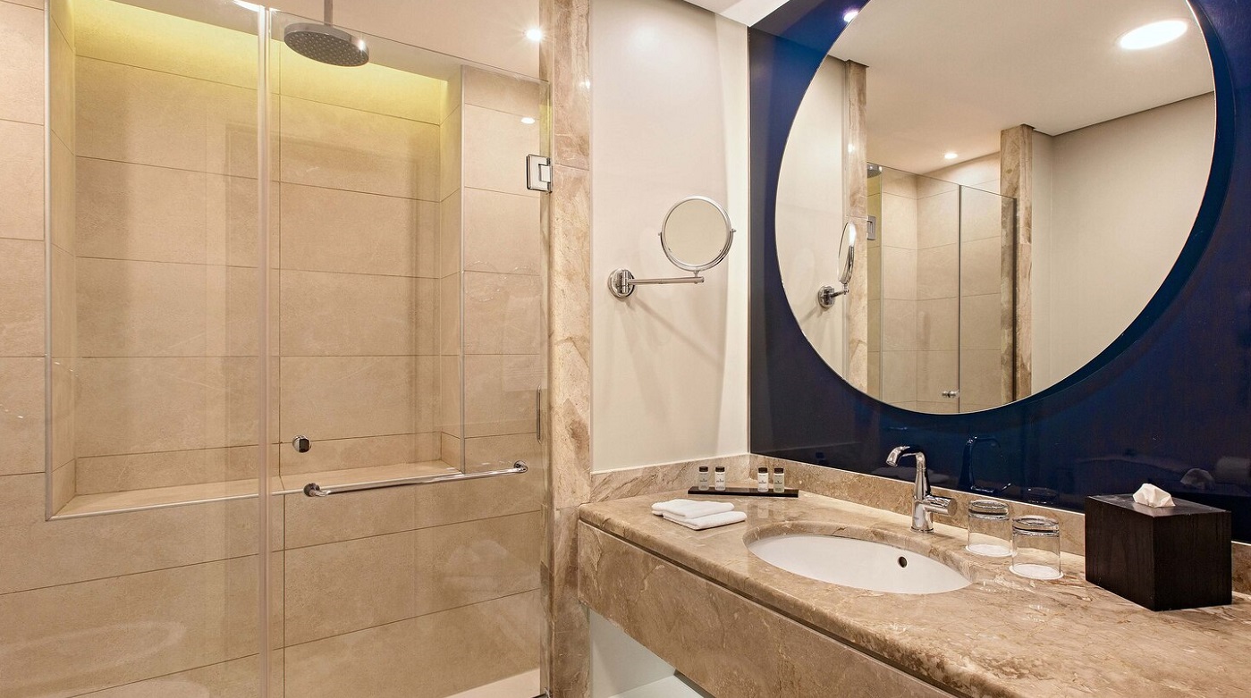 Walk In Shower Landscape Bathroom