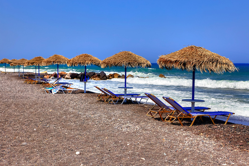 Kamari Beach, Santorini