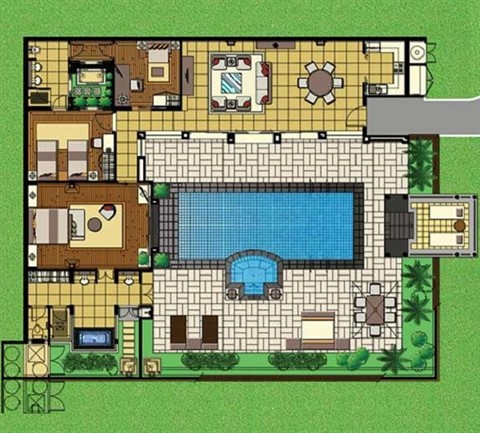 Grand Two Bedroom Villa