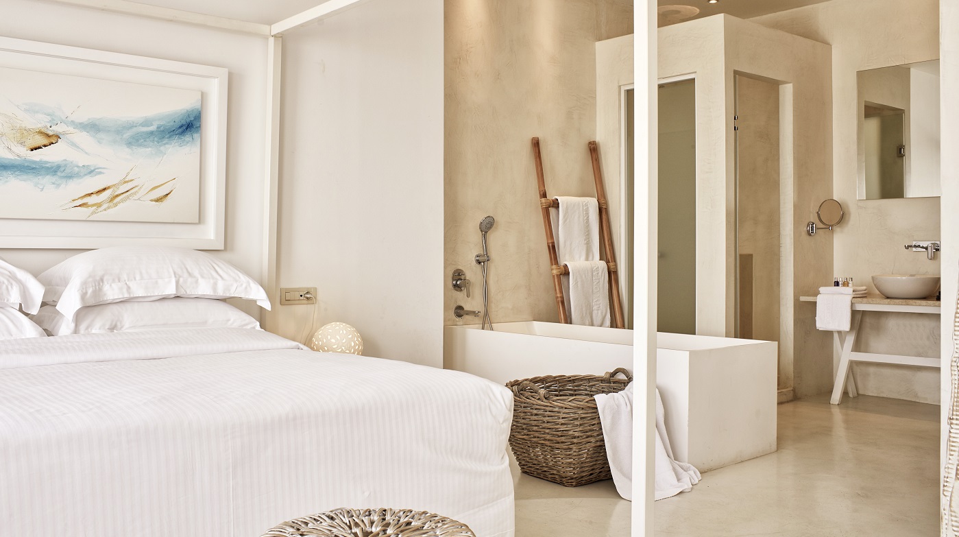 Bedroom With Bathtub