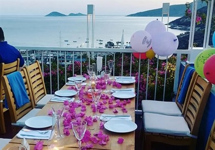 Kalkan Restaurants; experience the famous open roof terrace restaurants