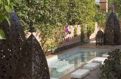 Courtyard swimming pool