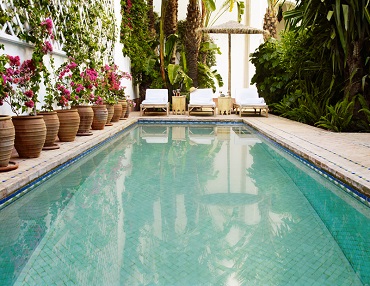 Courtyard swimming pool