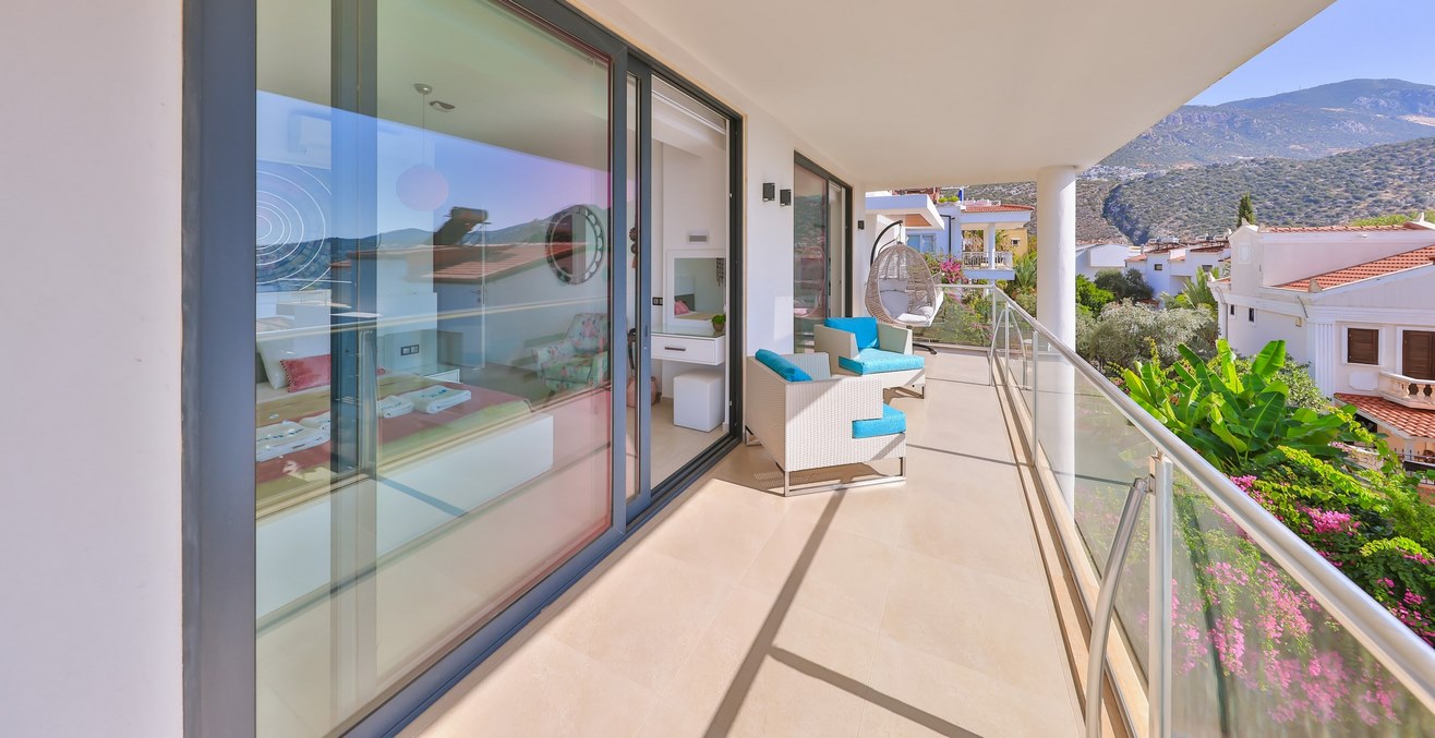 Downstairs Terrace From Bed 2 End