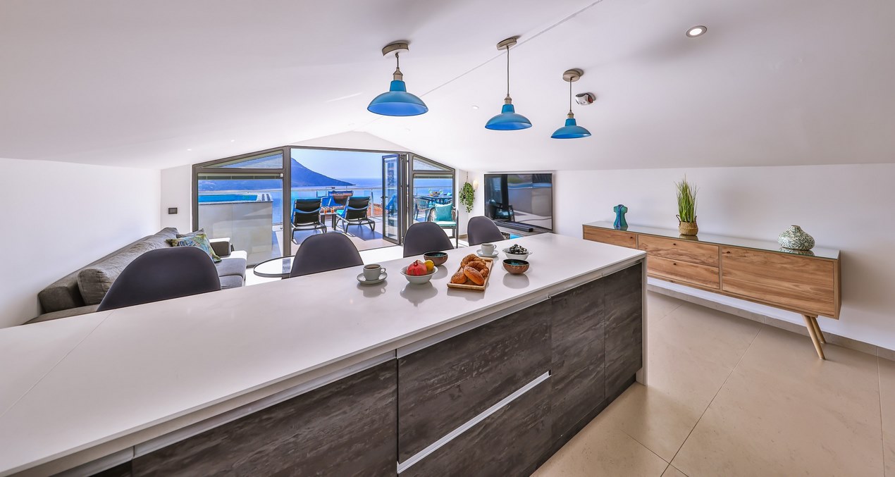 Upstairs From Behind Counter